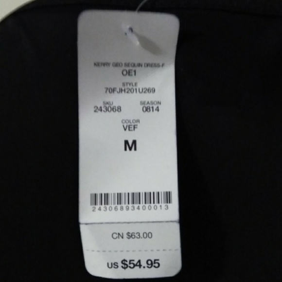 HOT! NWT sequined BEBE mini - Picture 6 of 6